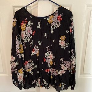 Floral Long Sleeve Top